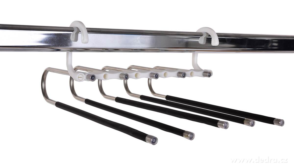 GENIUS | Teleskopick├ę ram├şnko na kalhoty | 5 ramen | ├║spora m├şsta v ┼íatn├şku - obr├ízek 6 | V─Ť┼í├íky a ram├şnka | Grand M├│da