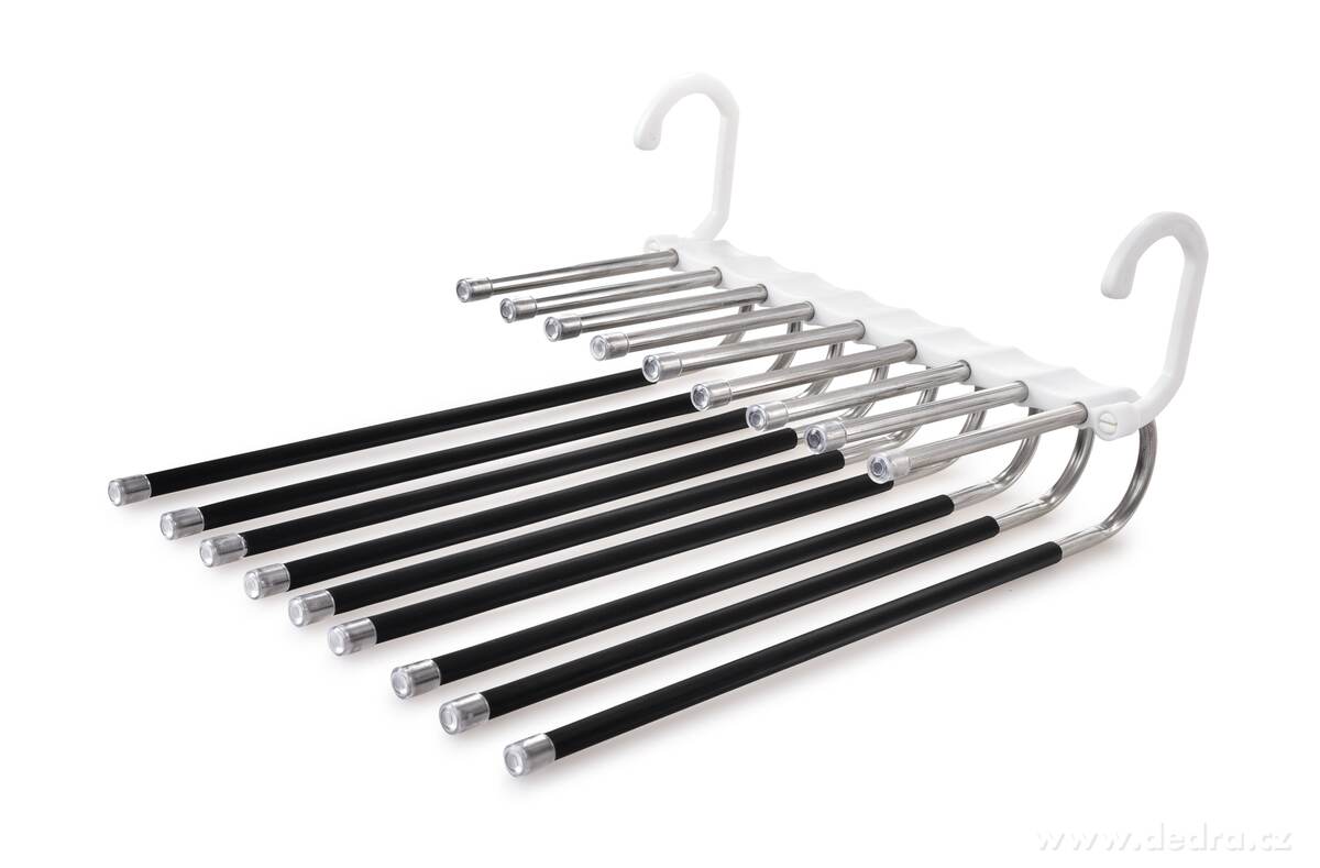 GENIUS | Teleskopick├ę ram├şnko na kalhoty | 9 ramen | ├║spora m├şsta v ┼íatn├şku - hlavn├ş obr├ízek | V─Ť┼í├íky a ram├şnka | Grand M├│da