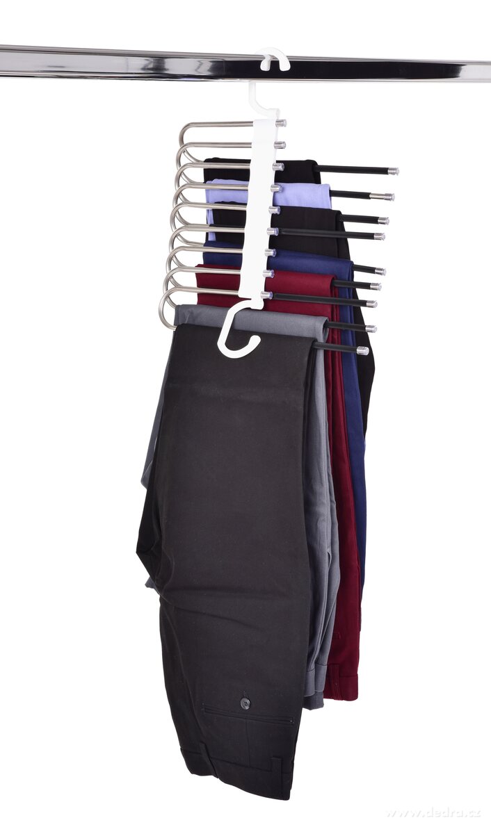 GENIUS | Teleskopick├ę ram├şnko na kalhoty | 9 ramen | ├║spora m├şsta v ┼íatn├şku - obr├ízek 4 | V─Ť┼í├íky a ram├şnka | Grand M├│da