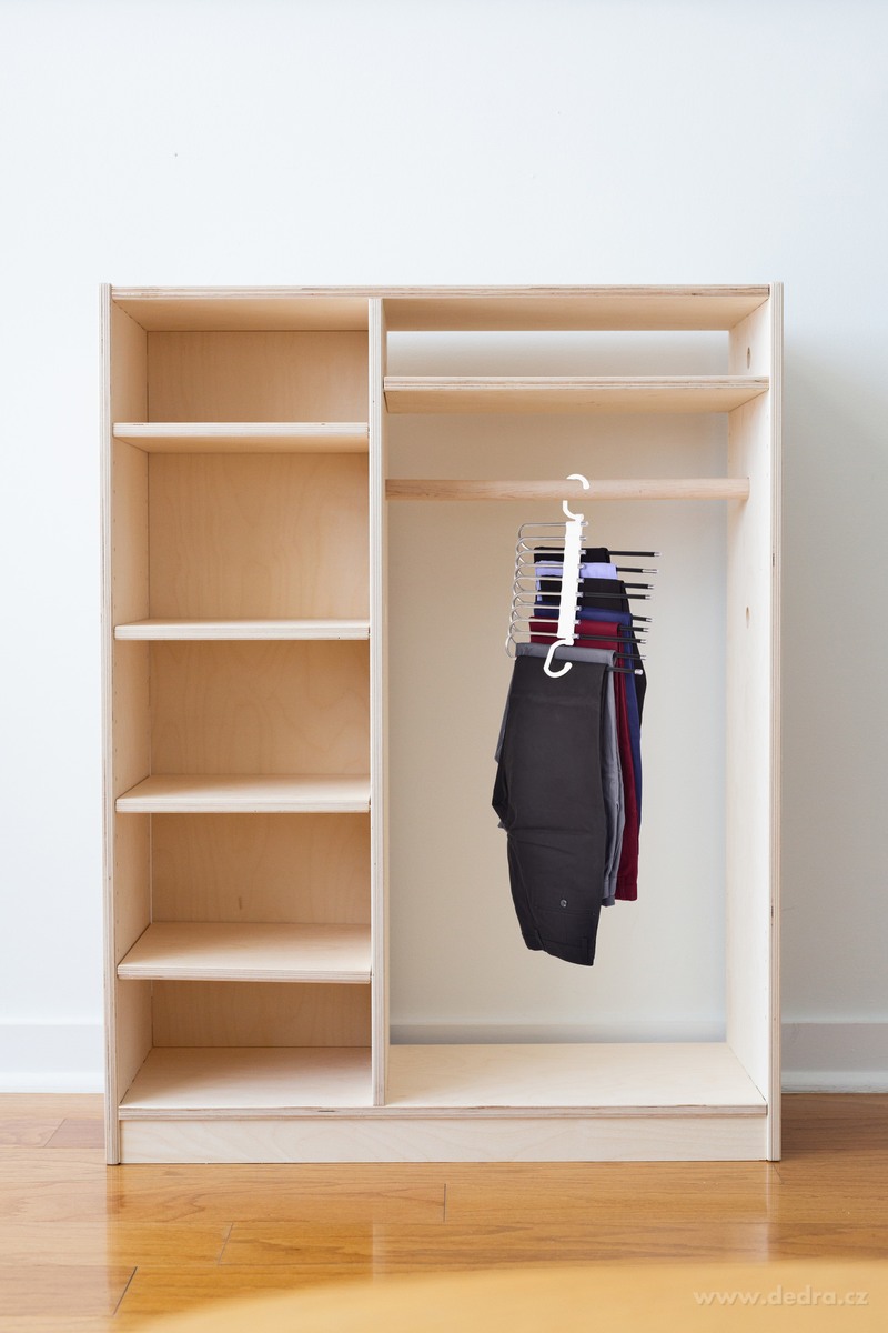 GENIUS | Teleskopick├ę ram├şnko na kalhoty | 9 ramen | ├║spora m├şsta v ┼íatn├şku - obr├ízek 6 | V─Ť┼í├íky a ram├şnka | Grand M├│da