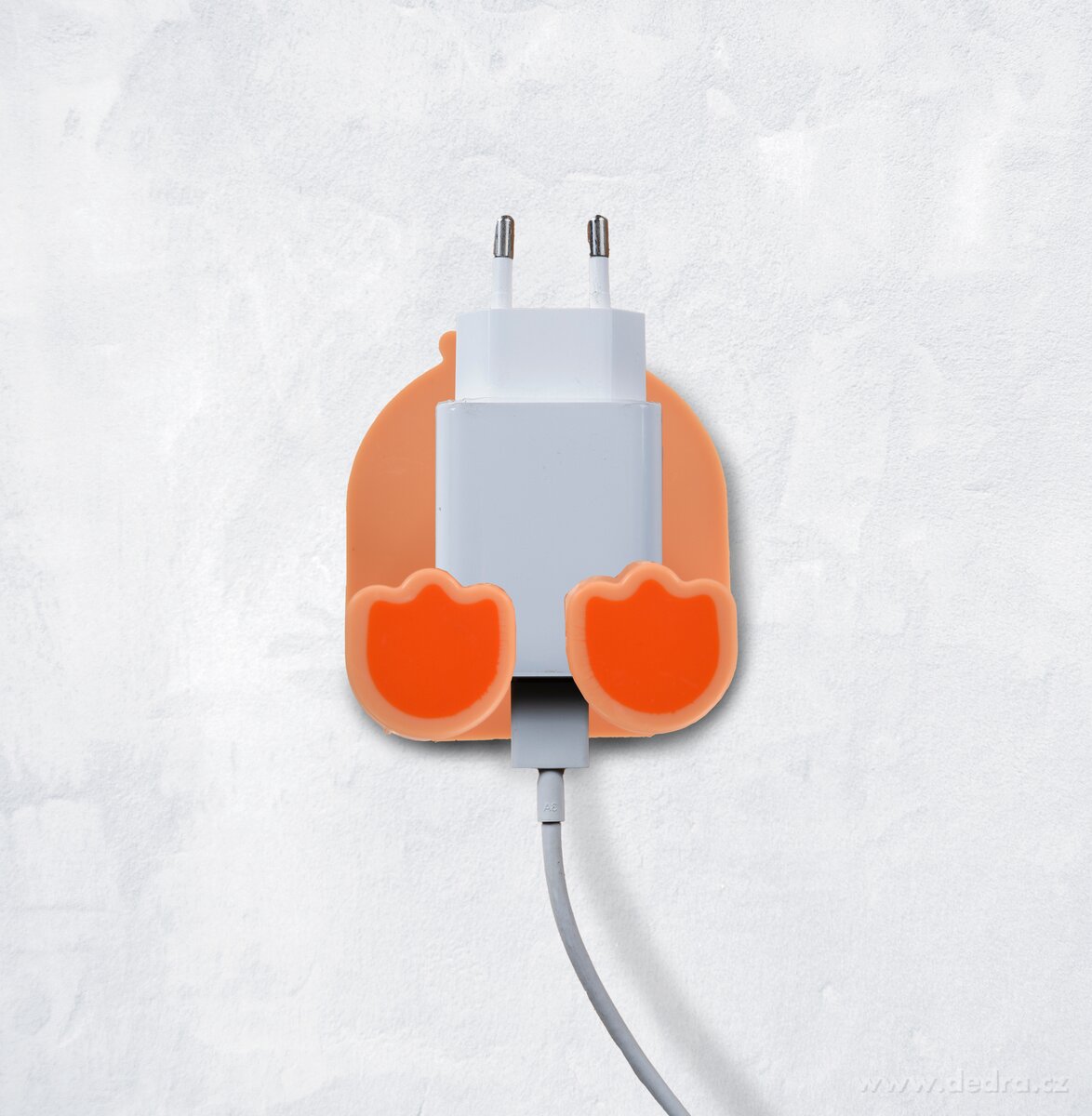 K├ü─î├üTKO | v─Ť┼í├ík na ru─Źn├şky & ut─Ťrky bez poutka | samolepic├ş dr┼ż├ík bez vrt├ín├ş | oran┼żov├Ż | 6 ├Ś 7 cm - obr├ízek 3 | Poli─Źky, v─Ť┼í├íky a h├í─Źky | Grand M├│da