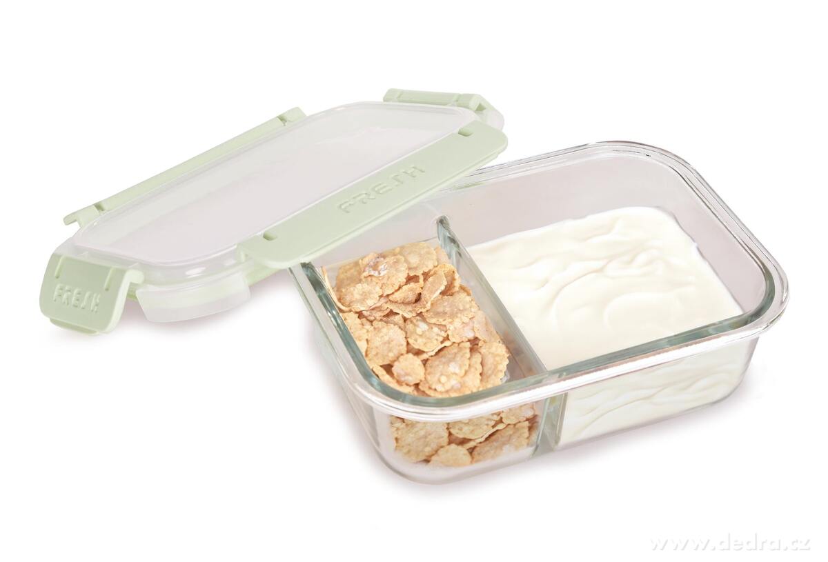 CVAK&CVAK | D─Ťlen├í sklen─Ťn├í krabi─Źka na j├şdlo 150+250ÔÇ»ml - hlavn├ş obr├ízek | J├şdlo a pit├ş na cesty | Grand M├│da