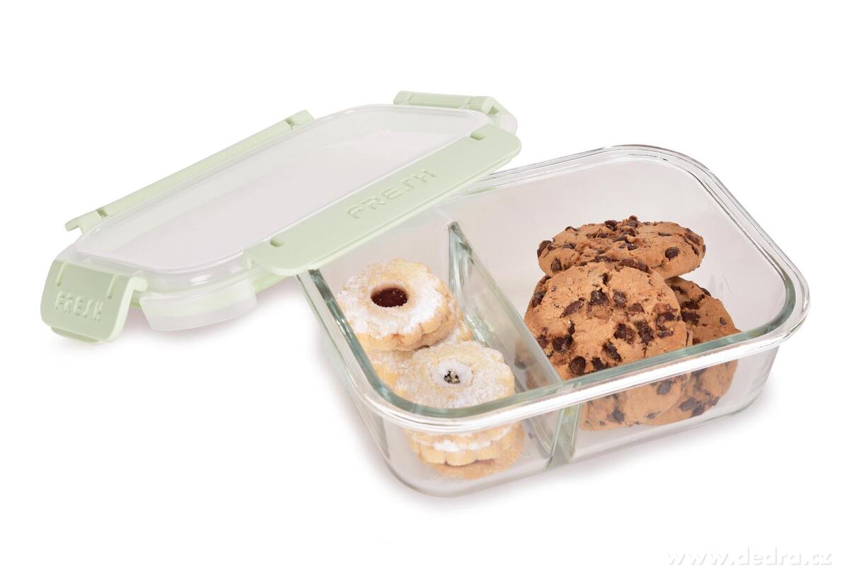 CVAK&CVAK | D─Ťlen├í sklen─Ťn├í krabi─Źka na j├şdlo 150+250ÔÇ»ml - obr├ízek 4 | J├şdlo a pit├ş na cesty | Grand M├│da