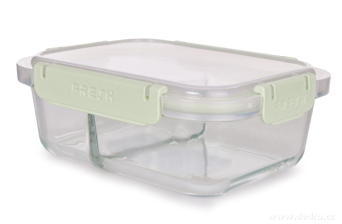 300 + 450 ml sklen─Ťn├í d├│za na potraviny FRESH GLASS CVAK&CVAK - obr├ízek 2 | J├şdlo a pit├ş na cesty | Grand M├│da