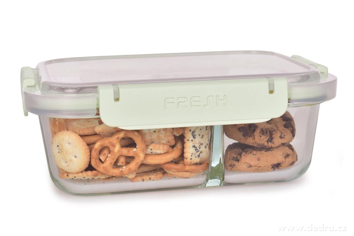 300 + 450 ml sklen─Ťn├í d├│za na potraviny FRESH GLASS CVAK&CVAK - obr├ízek 6 | J├şdlo a pit├ş na cesty | Grand M├│da