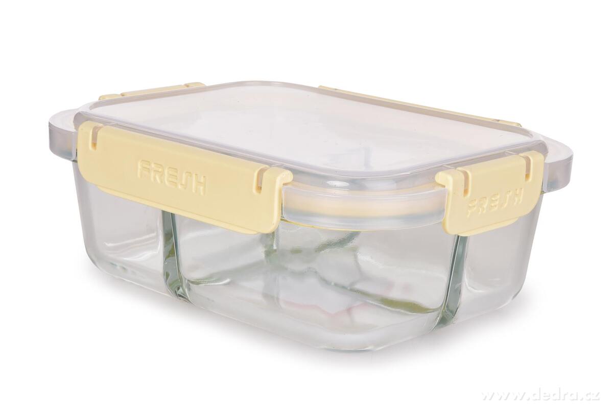 CVAK&CVAK | 3v1 D─Ťlen├í sklen─Ťn├í krabi─Źka na j├şdlo 200+200+300ÔÇ»ml - obr├ízek 4 | J├şdlo a pit├ş na cesty | Grand M├│da