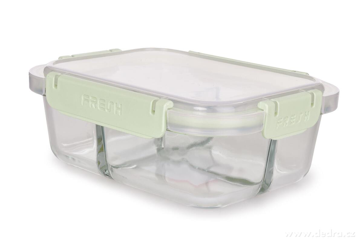 CVAK&CVAK | 3v1 D─Ťlen├í sklen─Ťn├í krabi─Źka na j├şdlo 200+200+300ÔÇ»ml - obr├ízek 2 | J├şdlo a pit├ş na cesty | Grand M├│da