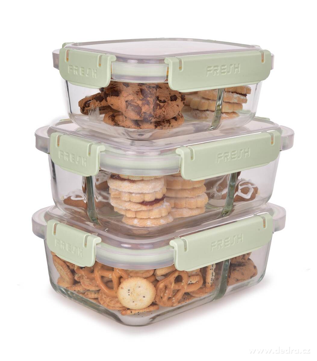 CVAK&CVAK | 3v1 D─Ťlen├í sklen─Ťn├í krabi─Źka na j├şdlo 200+200+300ÔÇ»ml - obr├ízek 5 | J├şdlo a pit├ş na cesty | Grand M├│da