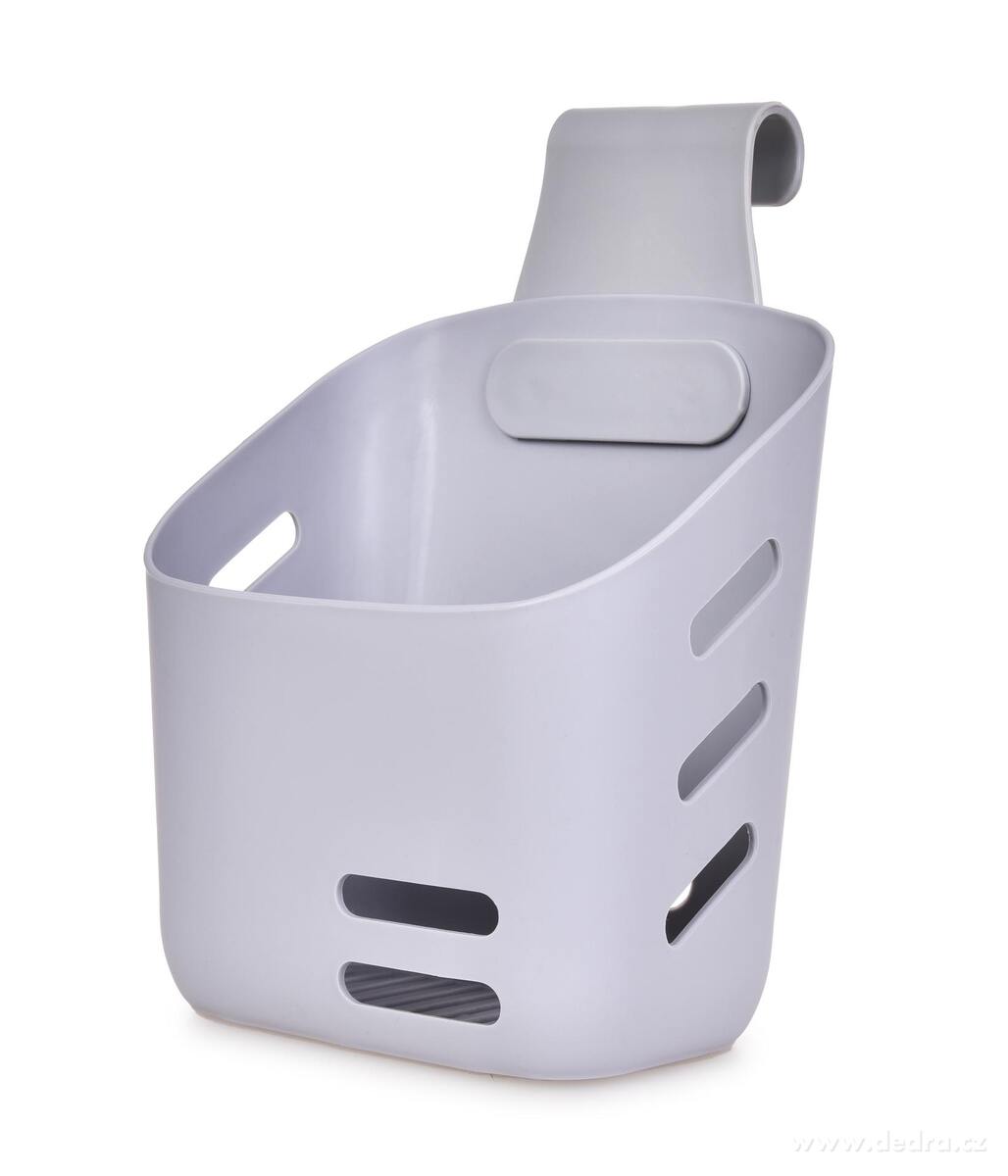 PRAKTIK, Multifunkční modulární organizér s háčkem na zavěšení, šedý, 15 cm