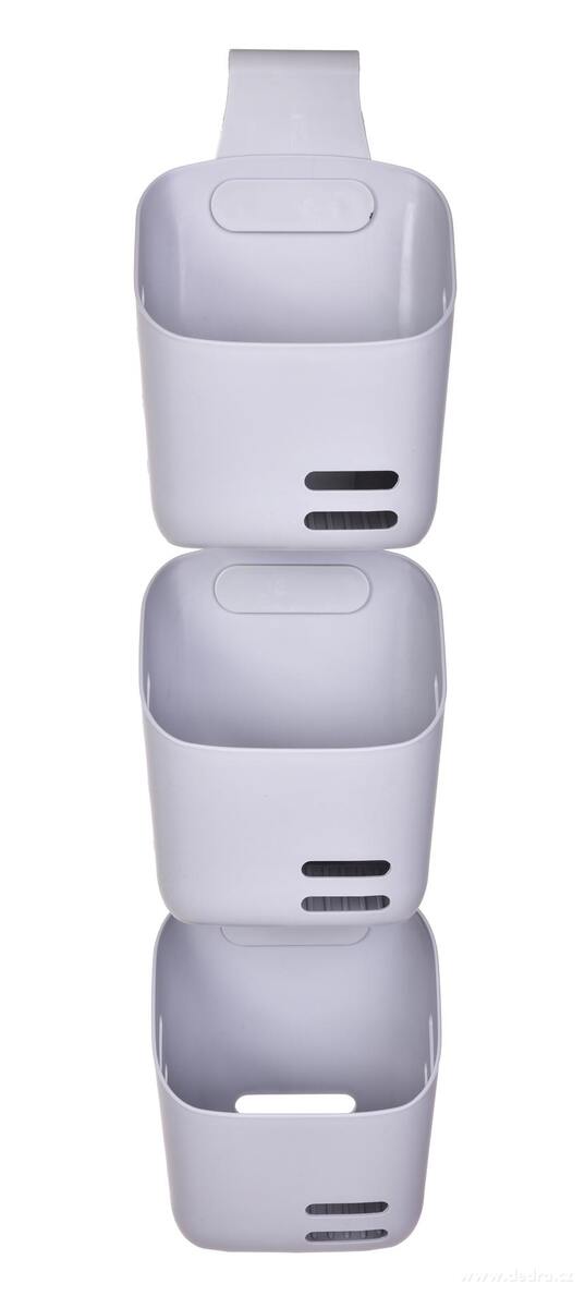 PRAKTIK | Multifunk─Źn├ş modul├írn├ş organiz├ęr s h├í─Źkem na zav─Ť┼íen├ş | ┼íed├Ż | 15 cm - obr├ízek 5 | Skladov├ín├ş potravin ­čŹ▒ | Grand M├│da