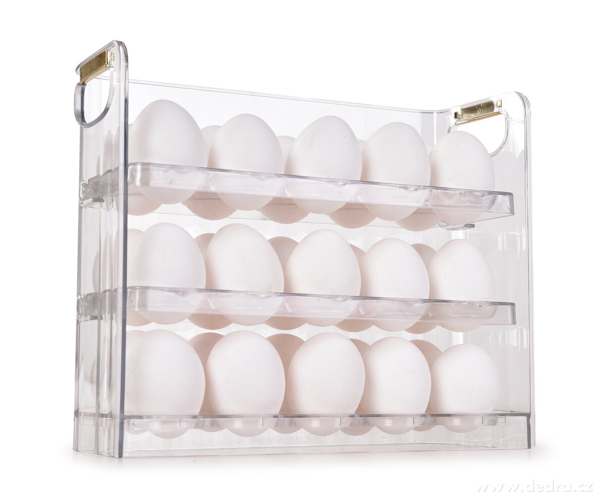EGGY | z├ísobn├şk na vejce 3patrov├Ż | box na 30 vajec do lednice i sp├ş┼że - hlavn├ş obr├ízek | Na vejce | Grand M├│da