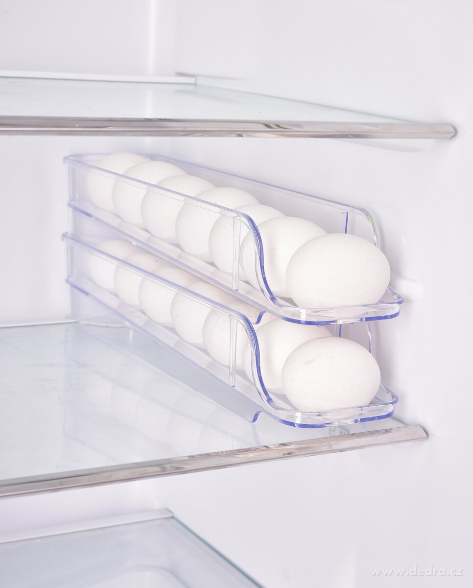 EGGY | samosp├ídov├Ż box na vaj├ş─Źka 2patrov├Ż | z├ísobn├şk na vejce do lednice s automatick├Żm posunem - hlavn├ş obr├ízek | Na vejce | Grand M├│da