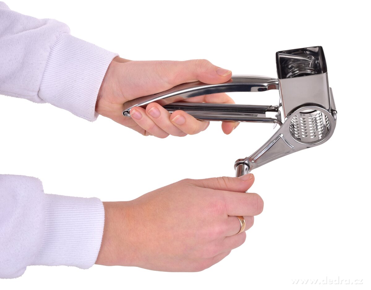 GOURMET | nerezov├ę ru─Źn├ş rota─Źn├ş struhadlo s klikou | multifunk─Źn├ş - obr├ízek 4 | Struhadla a kr├íje─Źe | Grand M├│da