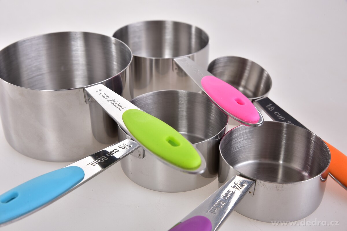 HRNKOM─ÜRKY | sada 5 nerezov├Żch odm─Ťrek | Barevn├ę rukojeti pro odm─Ť┼Öov├ín├ş na hrnky - obr├ízek 5 | Va┼Öen├ş ­čąś | Grand M├│da