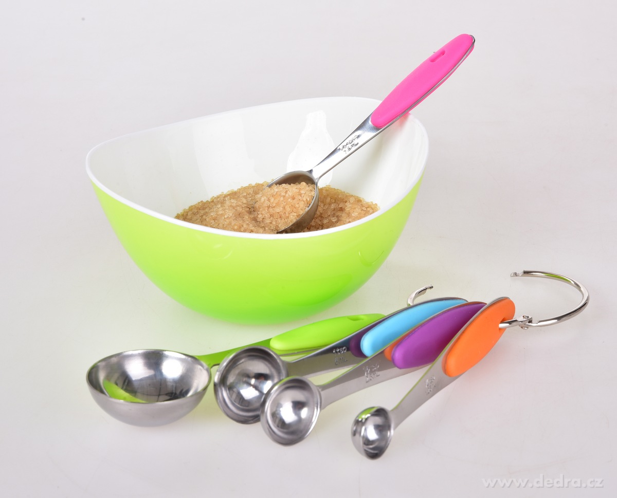 L┼ŻI─îKOM─ÜRKY | sada 5 nerezov├Żch odm─Ťrek | barevn├ę rukojeti pro snadn├ę rozli┼íen├ş l┼żi─Źek a l┼żic - obr├ízek 5 | Va┼Öen├ş ­čąś | Grand M├│da