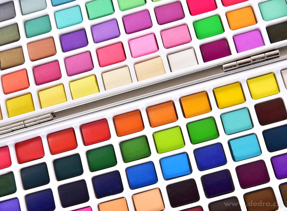 ART | Profesion├íln├ş sada 100 ks akvarelov├Żch barev v kovov├ę kazet─Ť | nejvy┼í┼í├ş kvalita pro um─Ťlce v┼íech ├║rovn├ş - obr├ízek 5 | ┼ákoln├ş pot┼Öeby ÔťĆ´ŞĆ | Grand M├│da