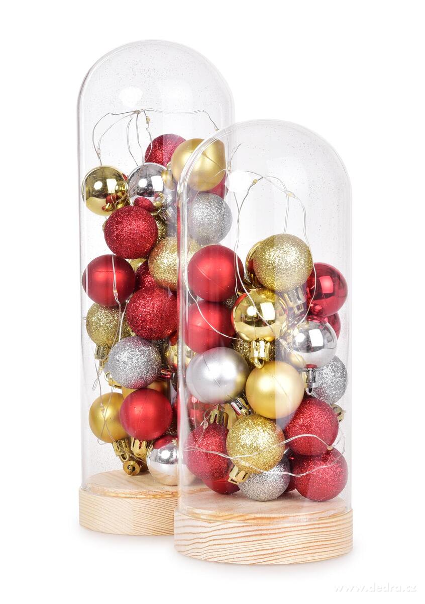 V├üNO─îN├Ź PLAM├ŹNKY | LED dekorace ve sklen─Ťn├ęm ┼íturcu | 22 cm - obr├ízek 3 | Sv├şt├şc├ş LED dekorace | Grand M├│da