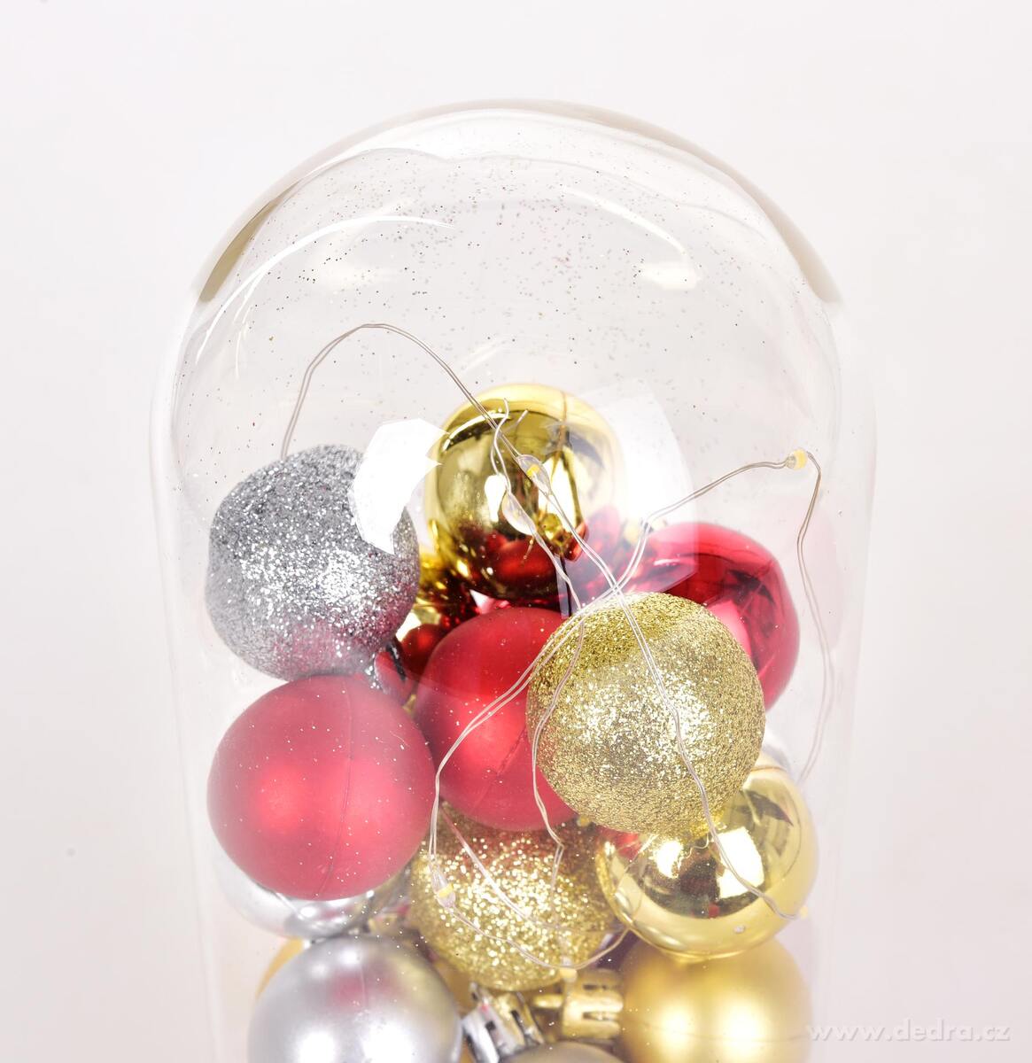 V├üNO─îN├Ź PLAM├ŹNKY | LED dekorace ve sklen─Ťn├ęm ┼íturcu | 22 cm - obr├ízek 4 | Sv├şt├şc├ş LED dekorace | Grand M├│da