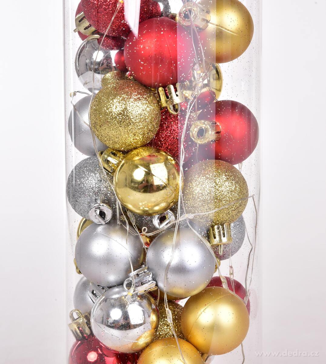 V├üNO─îN├Ź PLAM├ŹNKY | LED dekorace ve sklen─Ťn├ęm ┼íturcu | 27 cm - obr├ízek 3 | Sv├şt├şc├ş LED dekorace | Grand M├│da