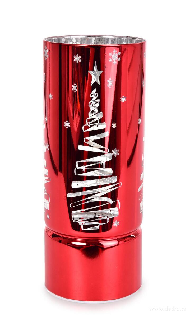 SV─ÜT├ŁLKA ZIMN├ŹHO STROMKU | LED sklen─Ťn├Ż sv├şcen | 20 cm - obr├ízek 2 | Sv├şt├şc├ş LED dekorace | Grand M├│da