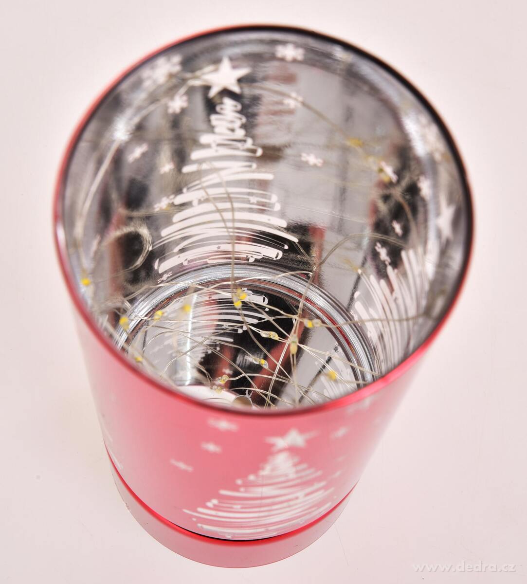 SV─ÜT├ŁLKA ZIMN├ŹHO STROMKU | LED sklen─Ťn├Ż sv├şcen | 20 cm - obr├ízek 4 | Sv├şt├şc├ş LED dekorace | Grand M├│da