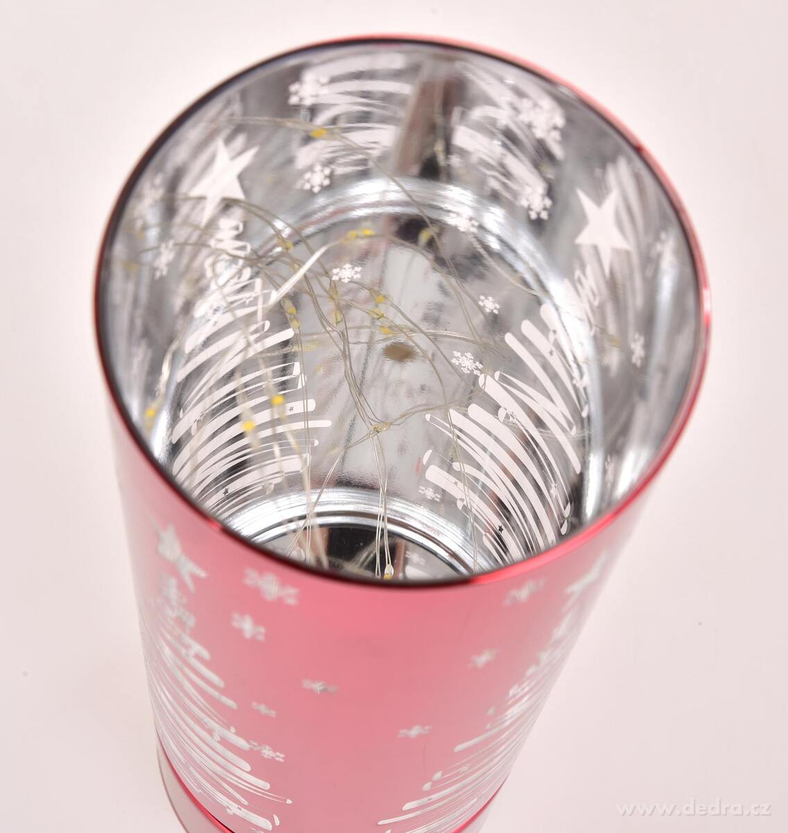 SV─ÜT├ŁLKA ZIMN├ŹHO STROMKU | LED sklen─Ťn├Ż sv├şcen | 25 cm - obr├ízek 4 | Sv├şt├şc├ş LED dekorace | Grand M├│da