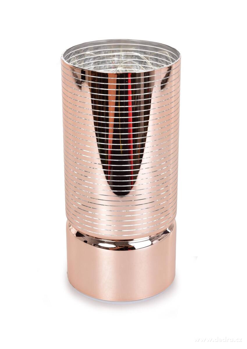 ILUMIN├ë | 15 cm sklen─Ťn├Ż sv├şcen s LED osv─Ťtlen├şm | leskl├Ż b├ę┼żov├Ż dekor - obr├ízek 4 | Sv├şcny | Grand M├│da