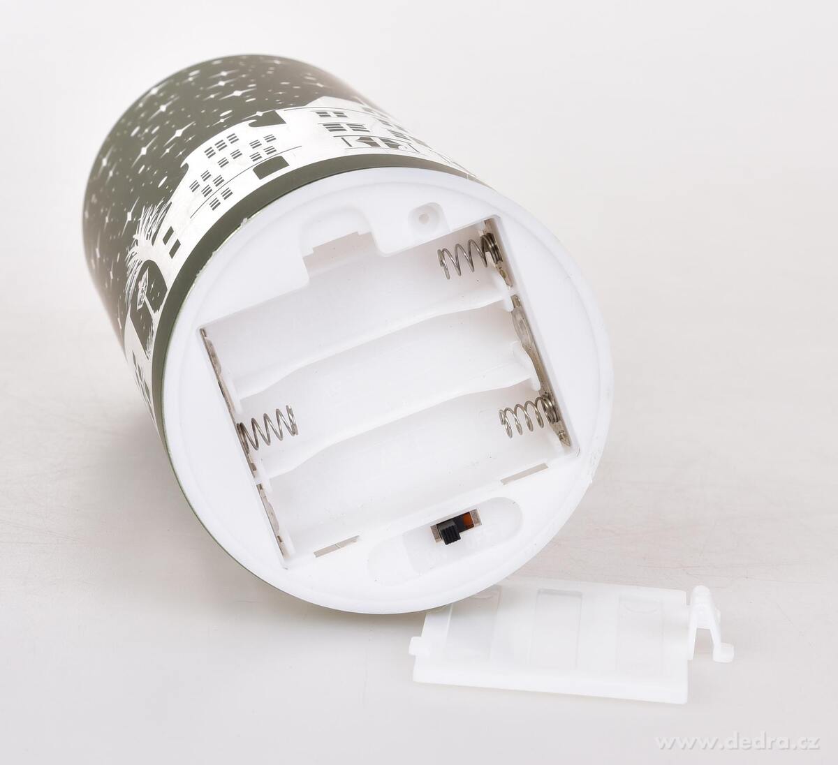 ZIMN├Ź M─ÜSTE─îKO | LED sklen─Ťn├Ż sv├şcen | zelen├Ż | 20 cm - obr├ízek 6 | Sv├şcny | Grand M├│da