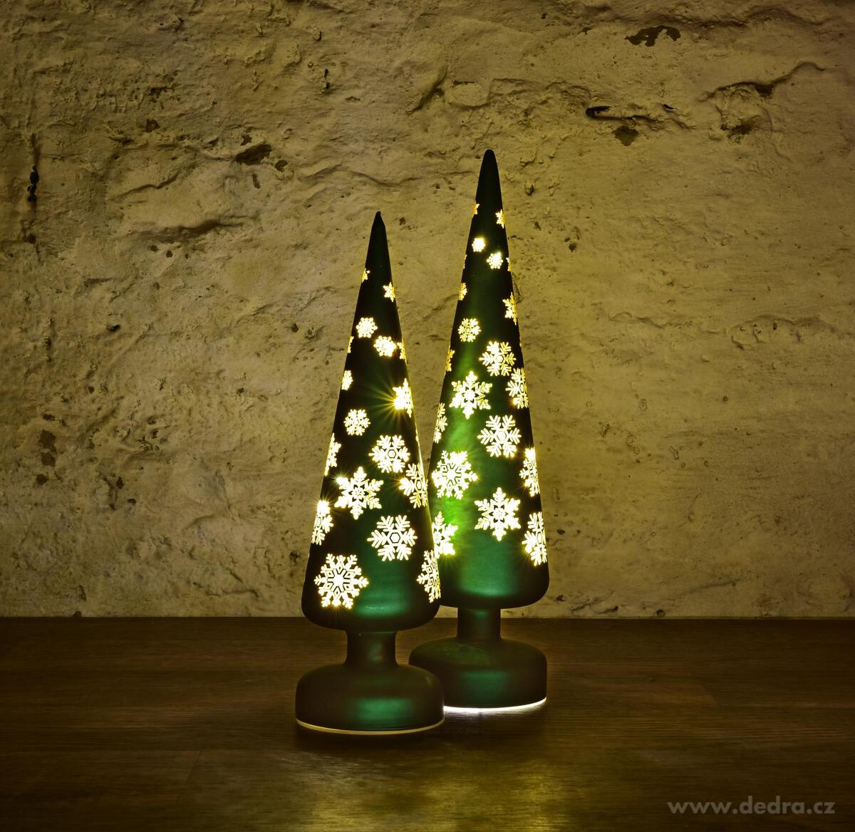 LESN├Ź HV─ÜZDA | LED sv├şt├şc├ş strome─Źek | zelen├Ż | 31 cm - obr├ízek 3 | Sv├şt├şc├ş LED dekorace | Grand M├│da