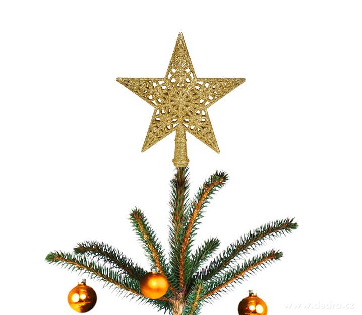 V├üNO─îN├Ź KORUNA | hv─Ťzda na stromek | zlat├í krajkov├í t┼Öpytiv├í - obr├ízek 3 | Tradi─Źn├ş odst├şny V├ínoc | Grand M├│da