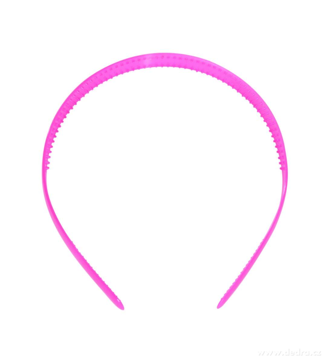 HAIRÉLLE, plastová čelenka do vlasů, růžová – náhled 4 | Grand Móda