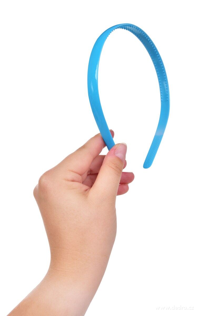 HAIRÉLLE, plastová čelenka do vlasů, modrá – náhled 6 | Grand Móda