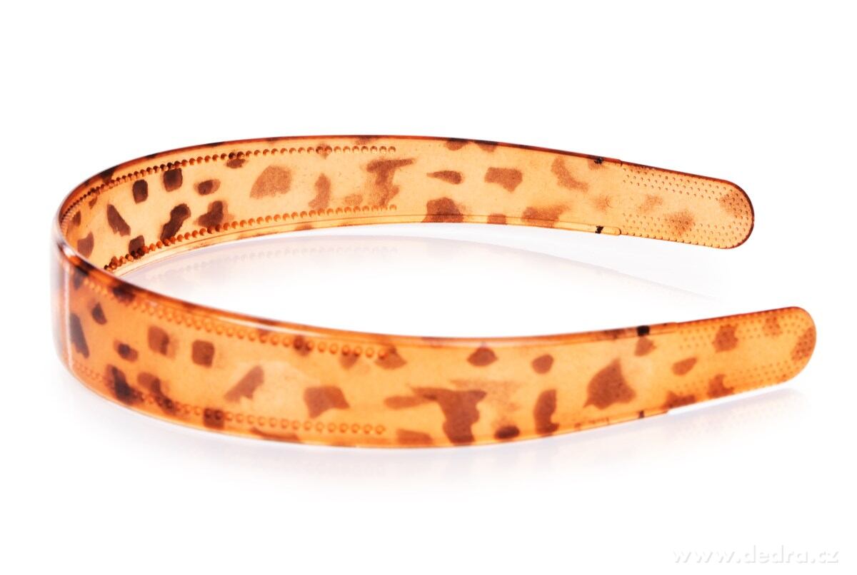 HAIRÉLLE, sada 3 ks plastových čelenek do vlasů, tygrovaný design & hřebínky – náhled 4 | Grand Móda