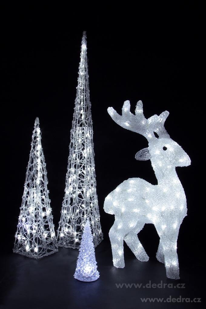 Stojící jehlan 60 cm, 30 LED diod – náhled 3 | Grand Móda