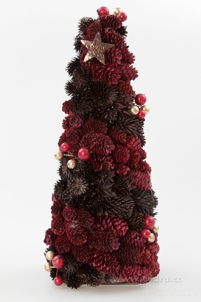 35 cm dekorativní stromek, ze šišek a lesních plodů – náhled 2 | Grand Móda