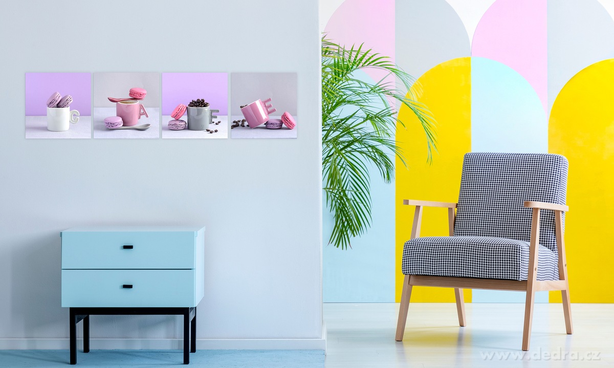 4ks obrazů na plátně, 28 x 28 cm – náhled 2 | Grand Móda