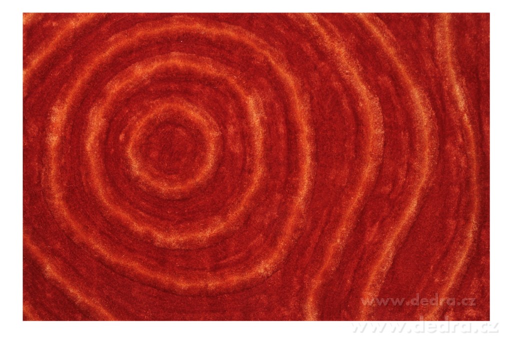 SHARON 3D koberec s dlouhým vlasem, oranžový, 140x200 cm – náhled 2 | Grand Móda