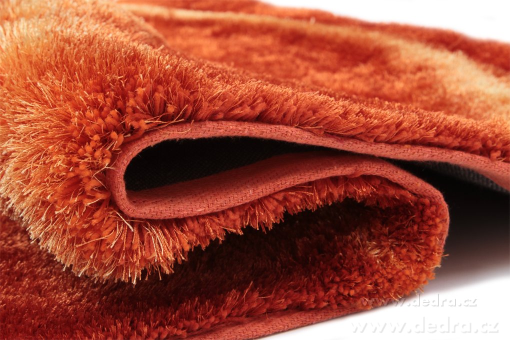 SHARON 3D koberec s dlouhým vlasem, oranžový, 140x200 cm – náhled 4 | Grand Móda