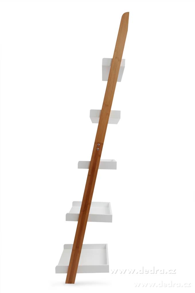 GoEco®, 178 cm, bambusový opěrný regál s 5 policemi – náhled 3 | Grand Móda