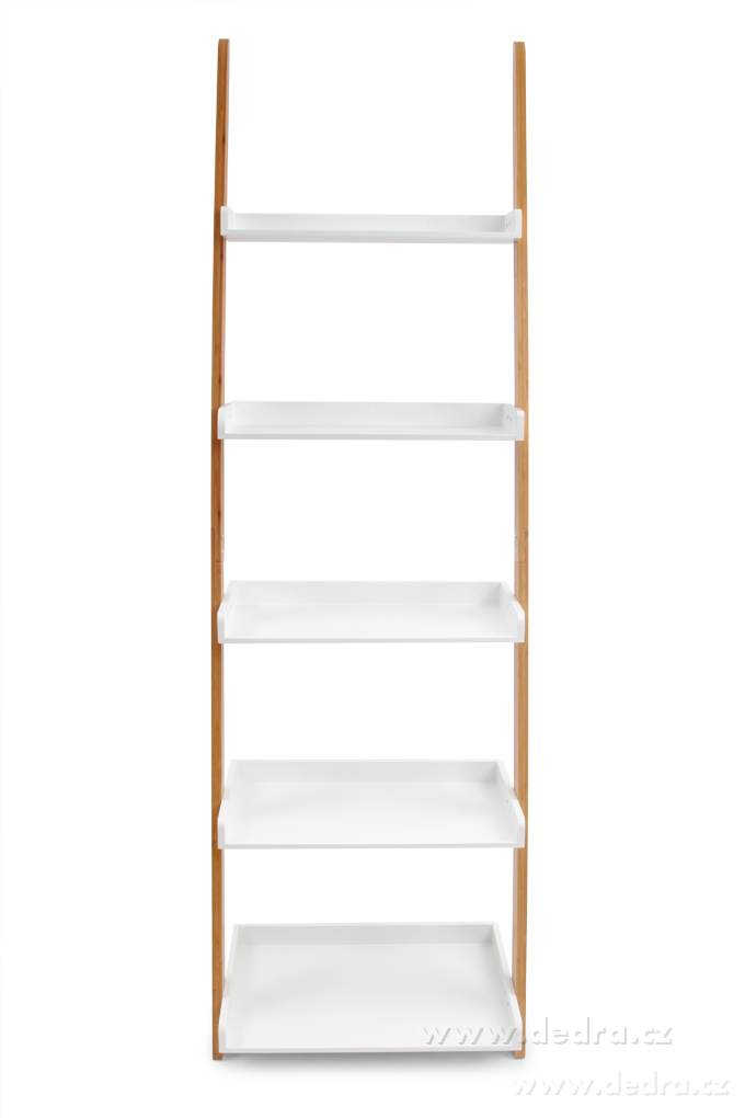 GoEco®, 178 cm, bambusový opěrný regál s 5 policemi – náhled 4 | Grand Móda