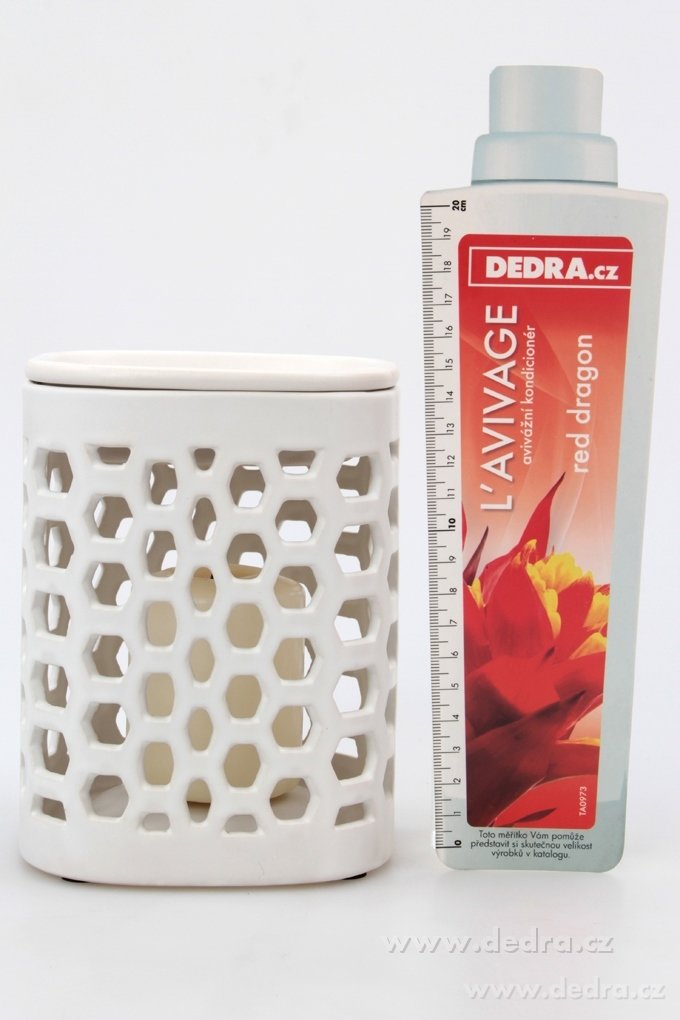 BLOCK - bílá, keramická aromalampa – náhled 3 | Grand Móda