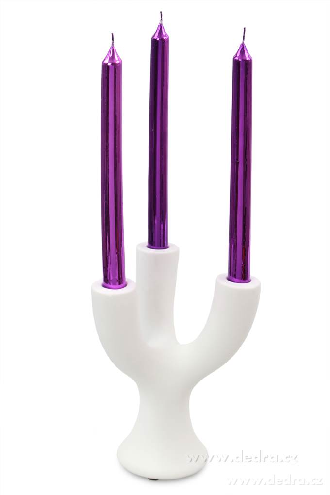 3 ramenný svícen CORAL, 3 ramenný svícen – náhled 3 | Grand Móda