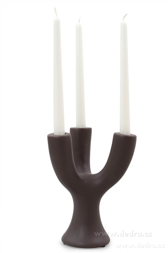 22 cm vysoký 3 ramenný svícen CORAL – náhled 2 | Grand Móda