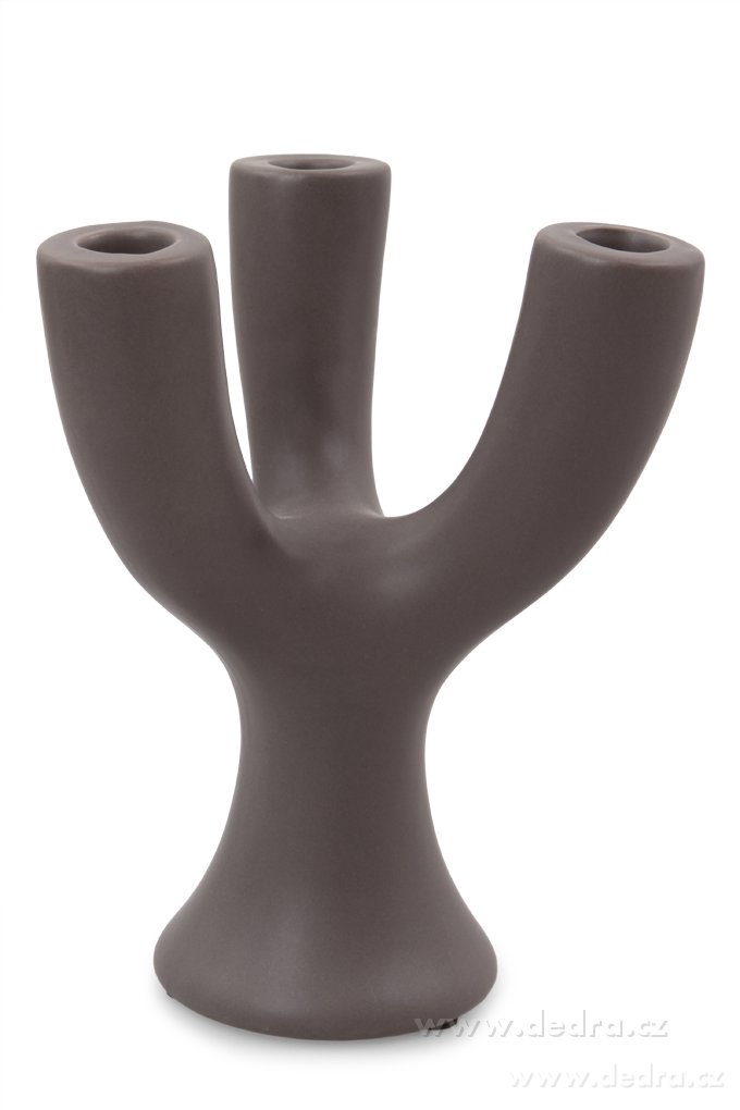22 cm vysoký 3 ramenný svícen CORAL – náhled 3 | Grand Móda