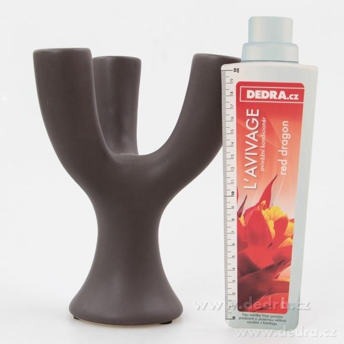 22 cm vysoký 3 ramenný svícen CORAL – náhled 4 | Grand Móda