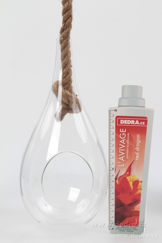 Dekor.skleněná baňka, XL závěsná báň – náhled 3 | Grand Móda