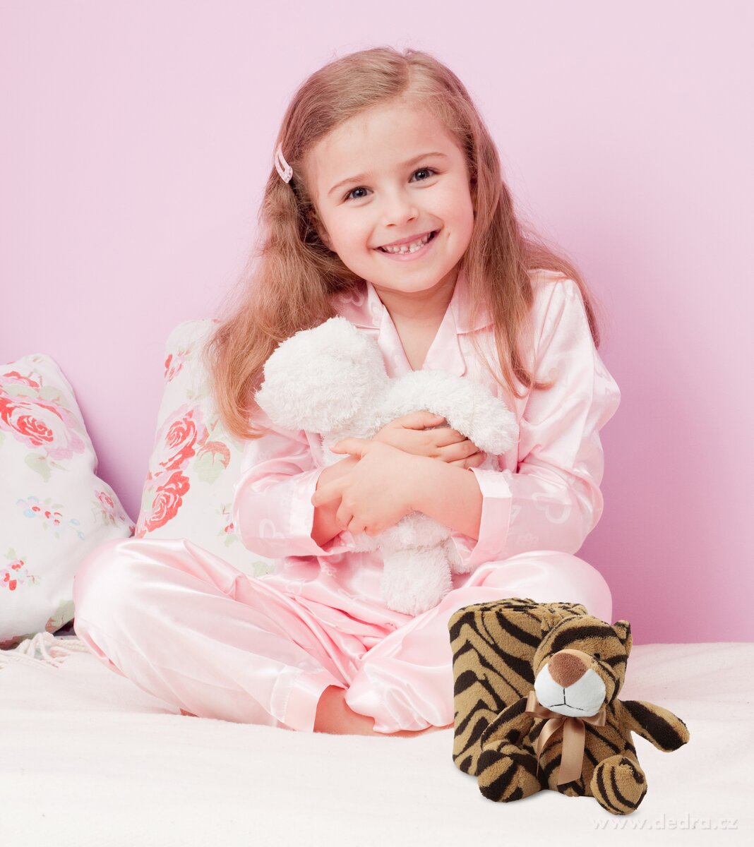 LAGOON hebká mikroplyšová přikrývka s plyšovým tygříkem – náhled 3 | Grand Móda