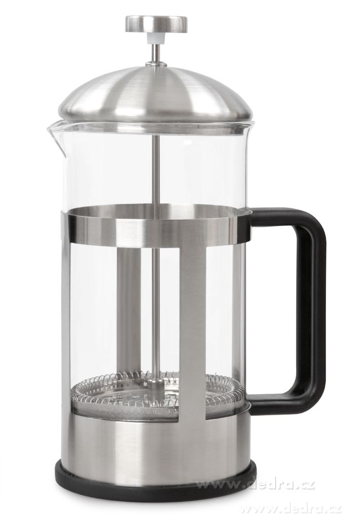 BARISTA, 1 L FRENCH PRESS konvice na kávu a čaj z borosilikátového skla, ocelová | Vychytávky na vaření | Grand Móda