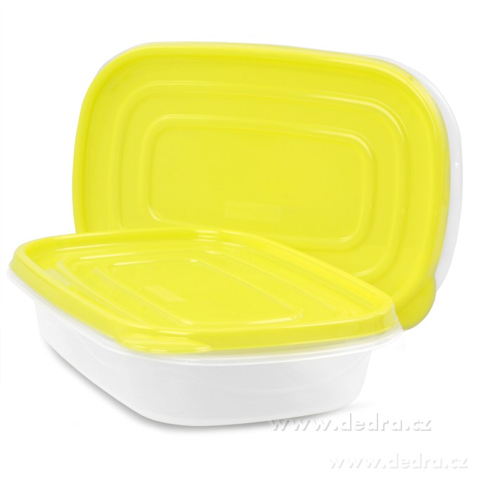 2ks BOX 950 ml, žlutozelený | Jídlo a pití na cesty | Grand Móda