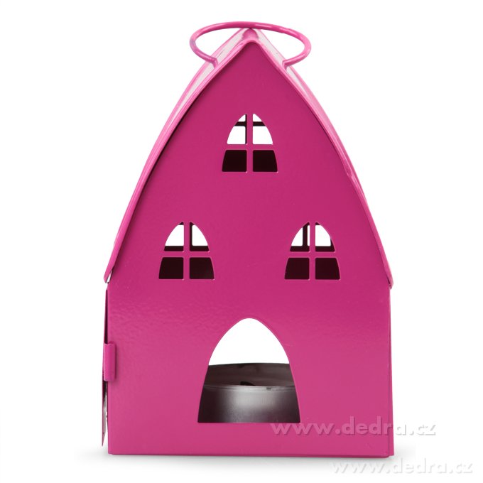 Kovová lucerna, v designu chaloupky – náhled 2 | Grand Móda